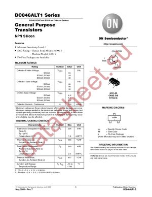 BC846ALT1G datasheet  